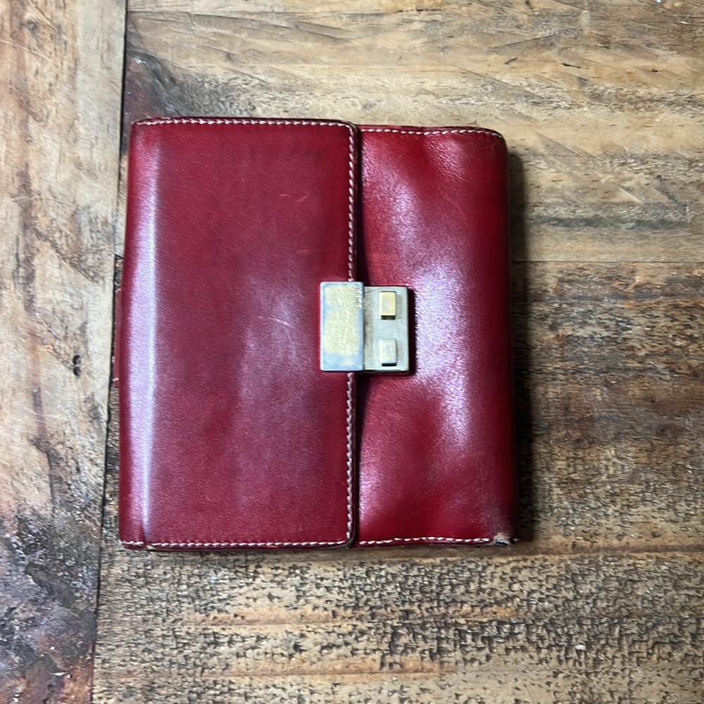 Gucci red leather wallet - Picture 4 of 6